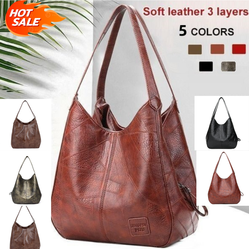 👜2026 új valódi bőr válltáska, kézzel készített, divatos és sokoldalú