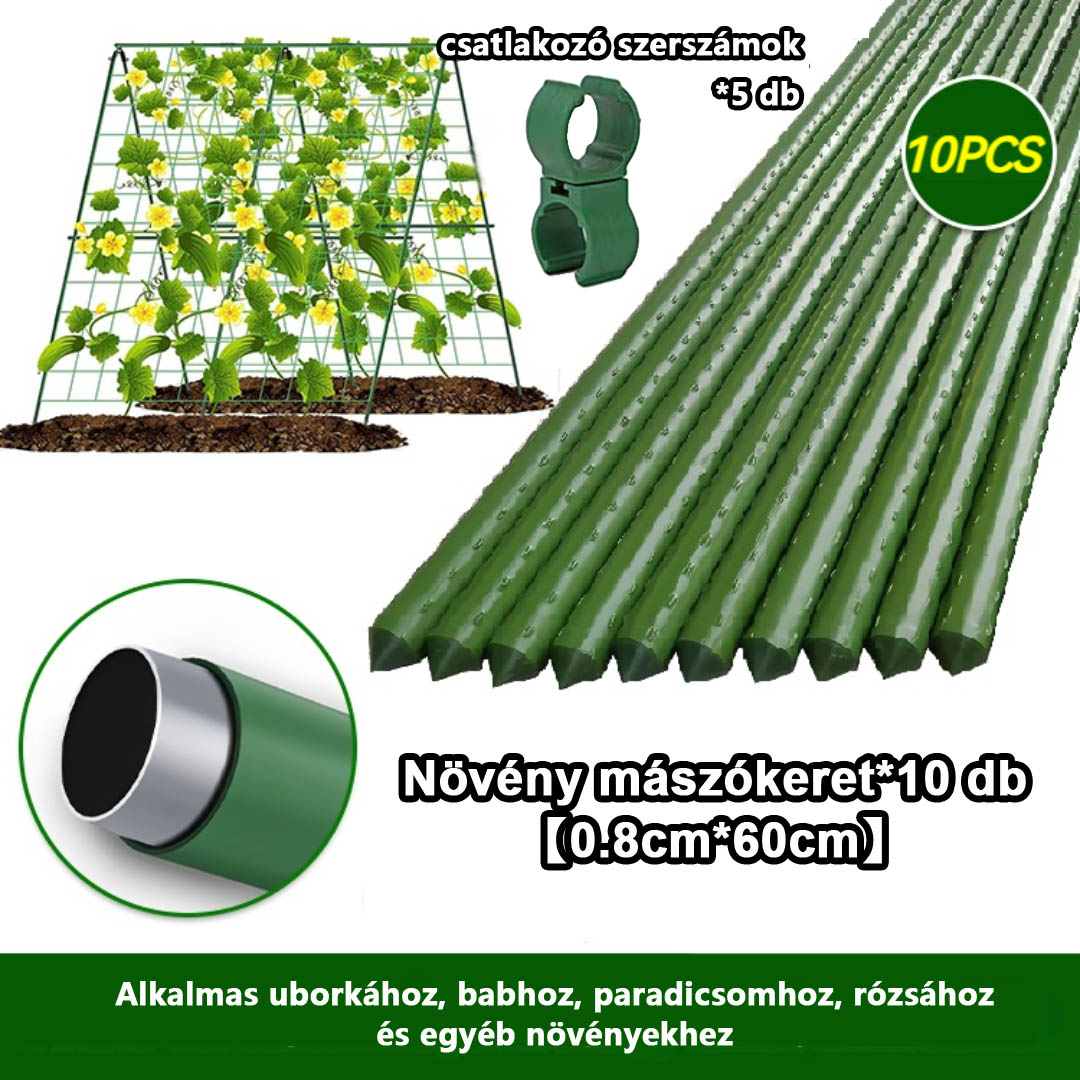 🌱 Erős növénytámasz futónövényekhez – stabil tartás és védelem a kertedben!