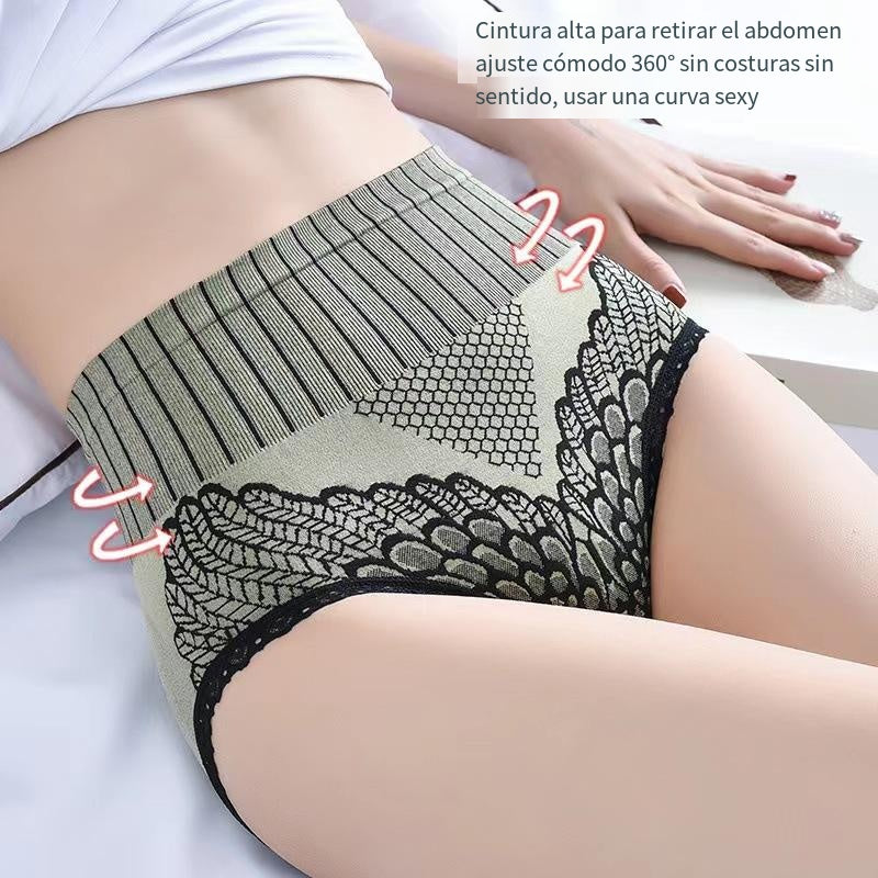 🔥50% kedvezmény az utolsó napon🔥【6 darab】női magas derekú hasszabályozó bugyi