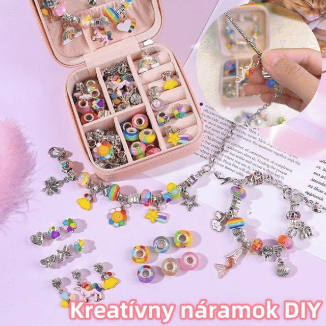 ✨Gyermek rajzfilm karkötő szett, kreatív kézzel készített ékszerek