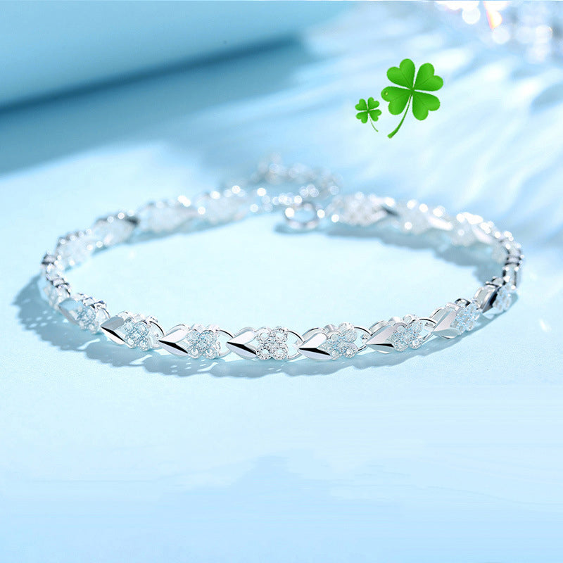 ✨【Vásároljon 1-et, kap 1-et ingyen】💖Új divatos 925 sterling ezüst női karkötő🍀