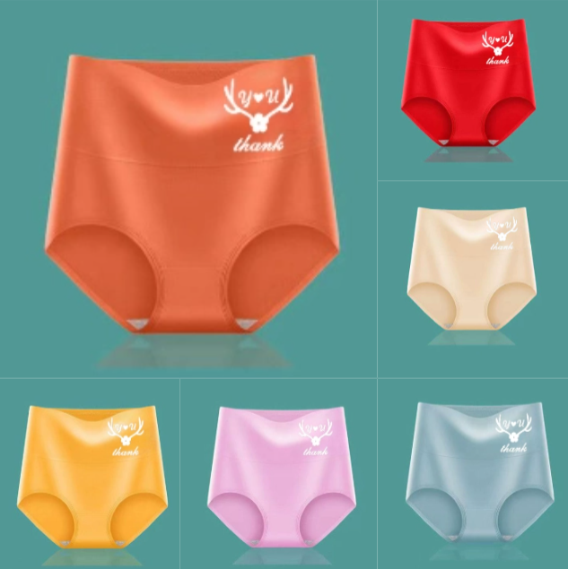 🔥【6 darabos készlet】 Prémium pamut magas derekú csípőemelő nadrág✨️ (45-95 kg)