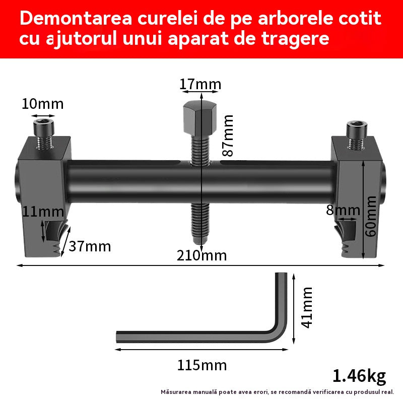 🚗Autó főtengely-szíjtárcsa menetkihúzó, lendkerék kiszedő szerszám