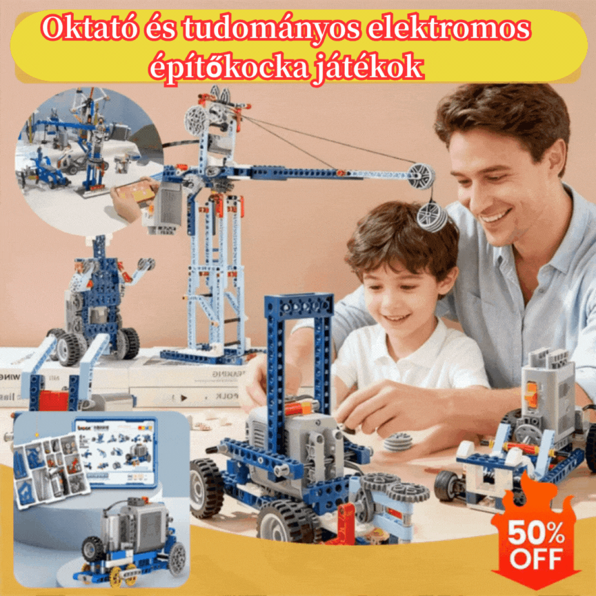 🏆【Vásároljon 1-et, kapjon 1-et ingyen】🤖Elektromos építőjátékok